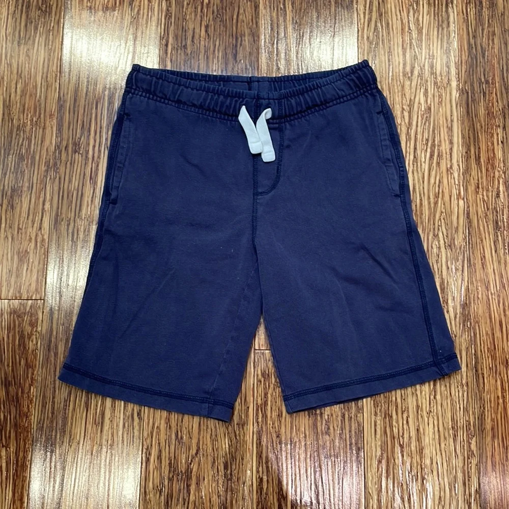 Gymboree boys navy blue casual cotton shorts size medium